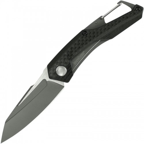 Kershaw 1220 Reverb Folding Knife 2.5" Two-Tone Sheepsfoot Blade, G10 Handle with Carbon Fiber Overlay