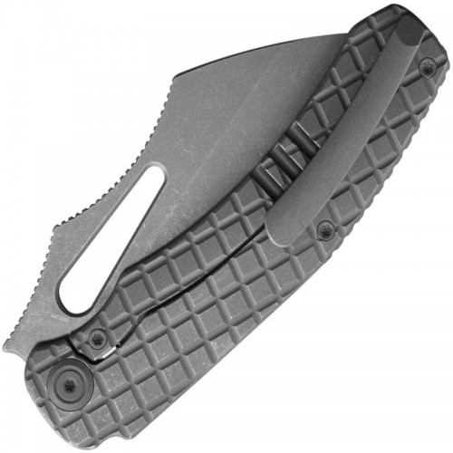 Kubey Sylow Folding Pocket Knife - 3.46" 14C28N Blade Darkwash Titanium Handle