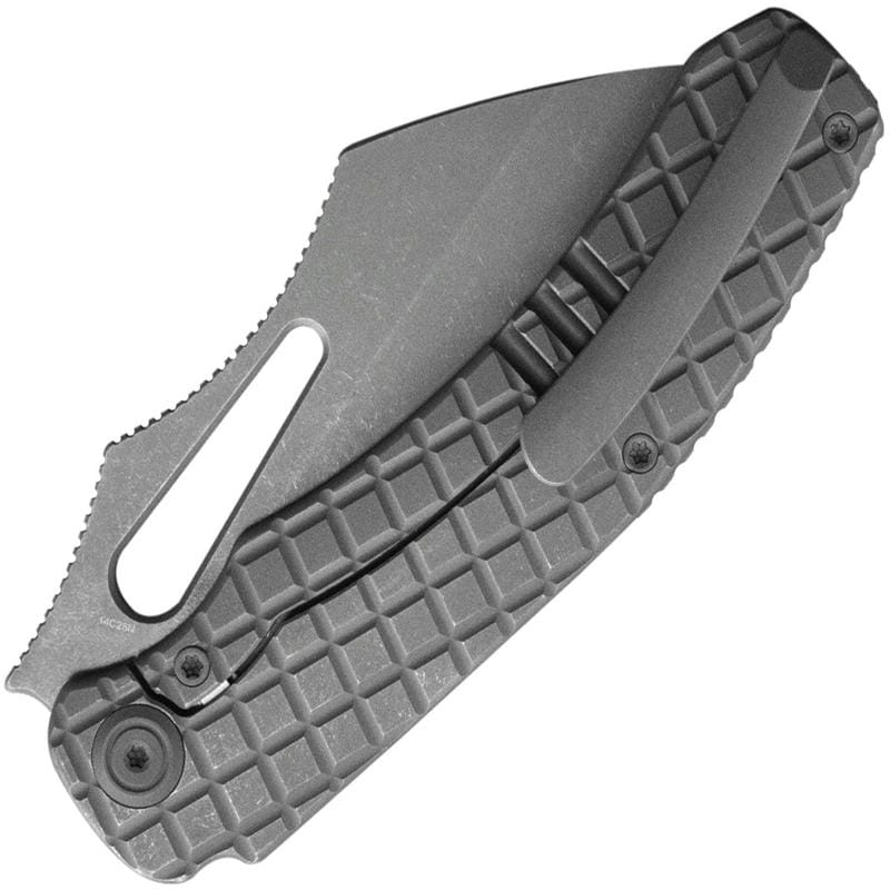 Kubey Sylow Folding Pocket Knife - 3.46" 14C28N Blade Darkwash Titanium Handle