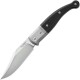 LionSteel Gitano GT01 GBK Folding Knife - 3.35" Blade Black G10 Handle