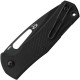 MKM Lov Lockback Folding Knife - 3" N690Co Black Drop Point Blade, Black FRN Handle