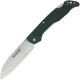 Ontario Camp Plus Folding Santoku Knife - 4.25" Stainless Steel Blade, Green GFN Handle