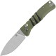 QSP Ripley Glyde Folding Knife - 3.5" 14C28N Blade Milled OD GReen G10 Handle