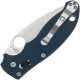 Spyderco Manix 2  - 3.37" CPM-SPY27 Plain Blade Cobalt Blue G10 Handle