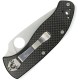 Spyderco Tenacious Folding Knife - 3.39" Stainless Steel Blade Carbon Fiber and G10 Handle