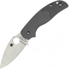 Spyderco Sage 5 Lightweight Folding Knife - 3" Maxamet Tool Steel Blade Grey Handle