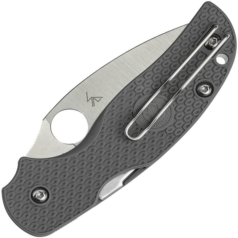 Spyderco Sage 5 Lightweight Folding Knife - 3" Maxamet Tool Steel Blade Grey Handle