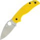 Spyderco Sage 5 Lightweight Salt Folding Knife - 3" CPM-MagnaCut Satin Blade Yellow FRN Handle