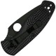 Spyderco Persistence Lightweight Folding Knife - 2.77" Black Serrated Blade, Black Handle