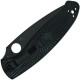 Spyderco Resilience Lightweight Folding Knife - 4.2" Black Oxide Combo Blade, Black Handle