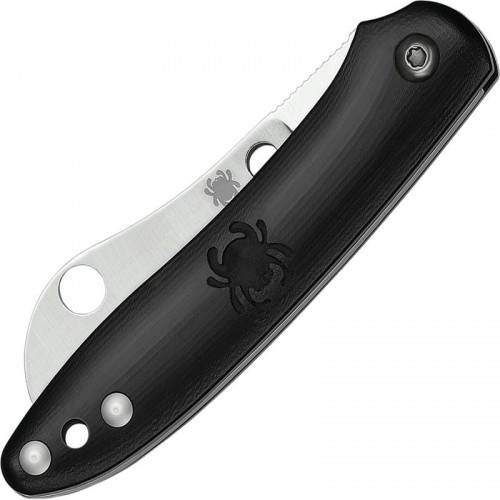 Spyderco Roadie UK EDC Slipjoint Folder 2.1" Plain Sheepsfoot Blade Black Handle