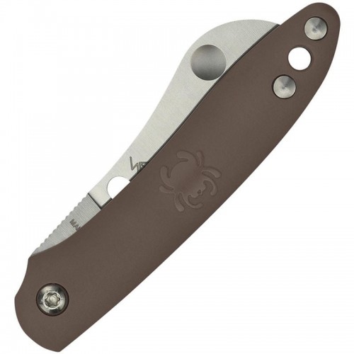 Spyderco Roadie UK EDC Slipjoint Folder 2.1" Plain Sheepsfoot Blade Brown Handle