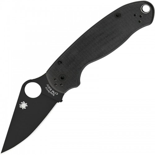 Spyderco Para 3 Folding Knife - 3" CPM-S45VN Black Blade Black G10 Handle