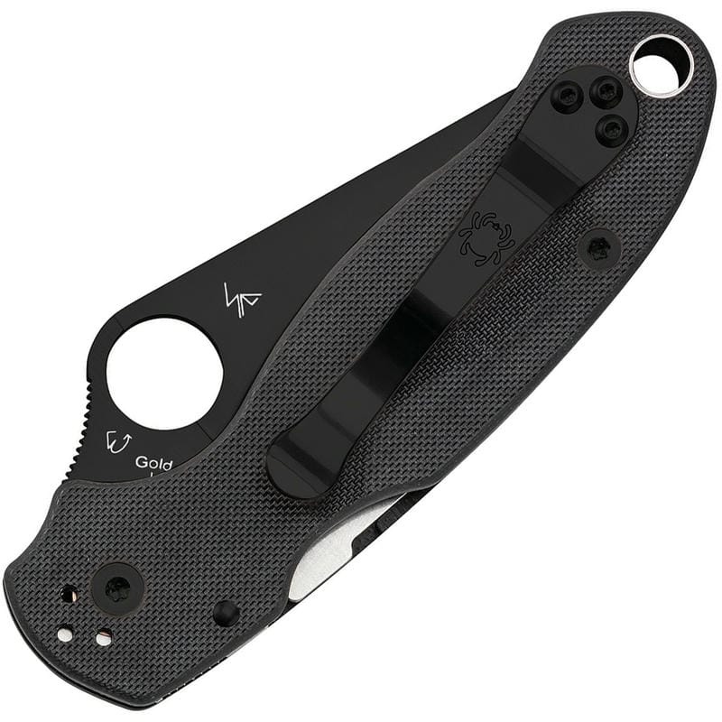 Spyderco Para 3 Folding Knife - 3" CPM-S45VN Black Blade Black G10 Handle