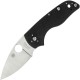 Spyderco Lil' Native UK EDC Slipjoint Folding Knife - 2.42" Blade Black G10 Handle
