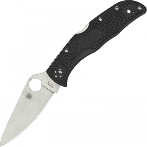 Spyderco Endela Lightweight Folding Knife - 3.4" VG10 Blade, Black Handle