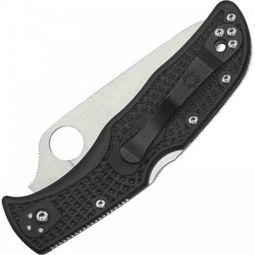 Spyderco Endela Lightweight Folding Knife - 3.4" VG10 Blade, Black Handle