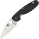 Spyderco Emphasis Folding Knife - 3.61" Plain Blade Black G10 Handle