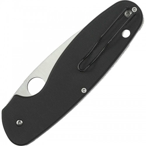 Spyderco Emphasis Folding Knife - 3.61" Plain Blade Black G10 Handle