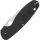 Spyderco Emphasis Folding Knife - 3.61" Plain Blade Black G10 Handle