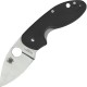 Spyderco Insistent - 2.48" Satin Plain Blade, Black G10 Handle