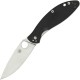 Spyderco Astute Folding Knife 3.02" Satin Plain Blade Black G10 Handle