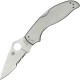 Spyderco UpTern Folding Knife Combo Blade Steel Handle