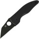 Spyderco MicroJimbo Folding Knife - 2.45" S30V Black DLC Blade Black G10 Handle