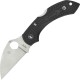 Spyderco Dragonfly 2 Wharncliffe Folding Knife 2.28" VG10 Satin Plain Blade, Black FRN Handle