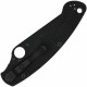 Spyderco Military 2 Salt Black Folding Knife - 4" CPM-Magnacut Black Blade G10 Handle