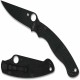 Spyderco Military 2 Salt Black Folding Knife - 4" CPM-Magnacut Black Blade G10 Handle