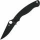Spyderco Military 2 Salt Black Folding Knife - 4" CPM-Magnacut Black Blade G10 Handle