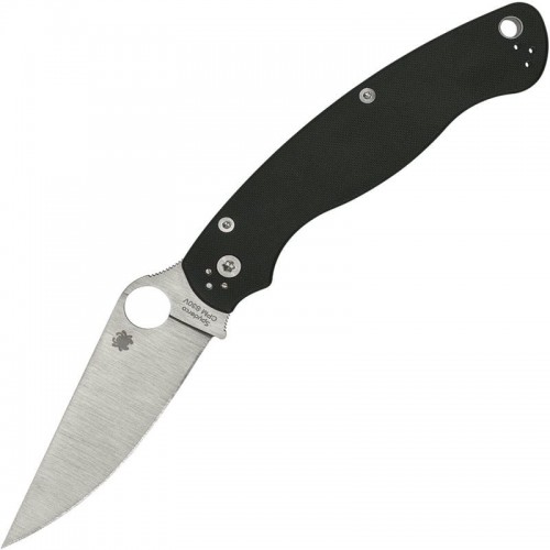 Spyderco Military 2 Compression Lock Folding Knife Black G10 Handle