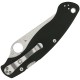 Spyderco Military 2 Compression Lock Folding Knife Black G10 Handle