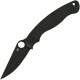 Spyderco Military 2 Folding Knife - 4" S30V Black DLC Plain Blade Black G10 Handle