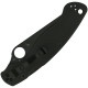 Spyderco Military 2 Folding Knife - 4" S30V Black DLC Plain Blade Black G10 Handle