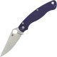 Spyderco Military 2 Compression Lock Folding Knife CPM-S110V Blade Blue Purple G10 Handle