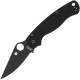 Spyderco Paramilitary 2 Folding Knife - 3.42" CPM-S45VN Black Blade Black G10 Handle