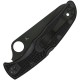 Spyderco Pacific Salt 2 Folding Knife 3.78" H1 Black TiCN Serrated Blade Black Handle