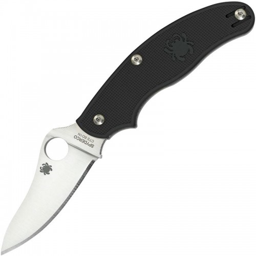 Spyderco UK Penknife - 3" CTS-BD1 Stainless Steel Drop Point Blade Black FRN Handle