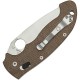 Spyderco Manix 2 XL Folding Knife - 3.85" CPM-CruWear Blade Brown Canvas Micarta Handle