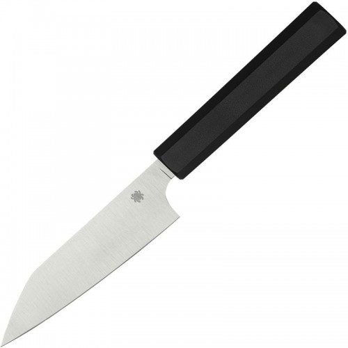 Spyderco Minarai Series Petty Knife - 4.64" CTS-BD1N Blade Black Polypropylene Handle