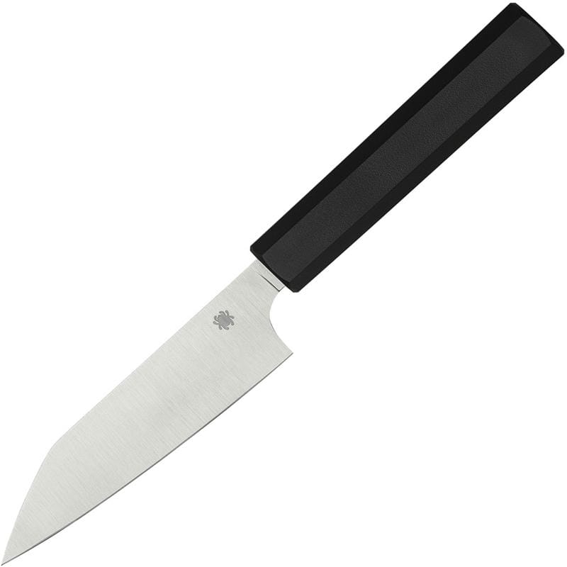 Spyderco Minarai Series Petty Knife - 4.64" CTS-BD1N Blade Black Polypropylene Handle