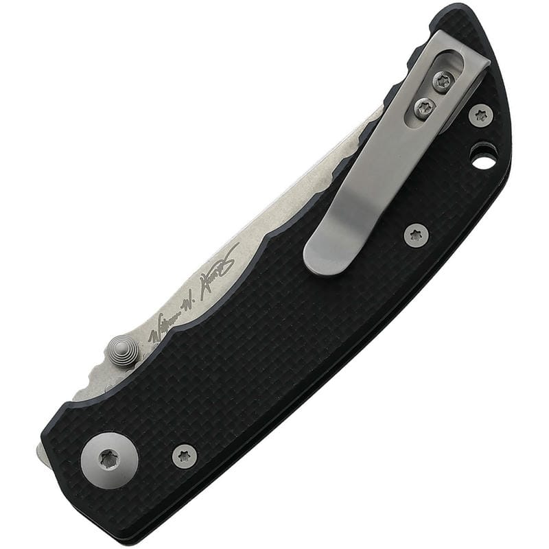 Spartan Blades Talos Folding Knife - 3.12" CTS-XHP Blade Textured Black G10 Handle