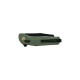 SOG Diverge XR Lock Folding Knife - 3" D2 Black PVD Modified Sheepsfoot Blade Forest Green Aluminum Handle