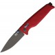 SOG Altair XR Folding Knife - 3.19" 154CM Black TiNi DP Blade Canyon Red GRN Handle