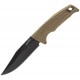 SOG Recondo FX Fixed Blade Knife - 4.61" CRYO 440A Black TiNi CP Blade Flat Dark Earth GRN Handle