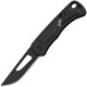 SOG Centi I UK EDC Folding Knife - 1.4" Black Oxide Blade, Black Stainless Steel Handles