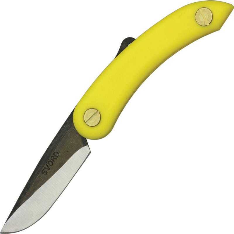 Svord Mini Peasant UK EDC Knife 2.5" Blade Yellow Handle