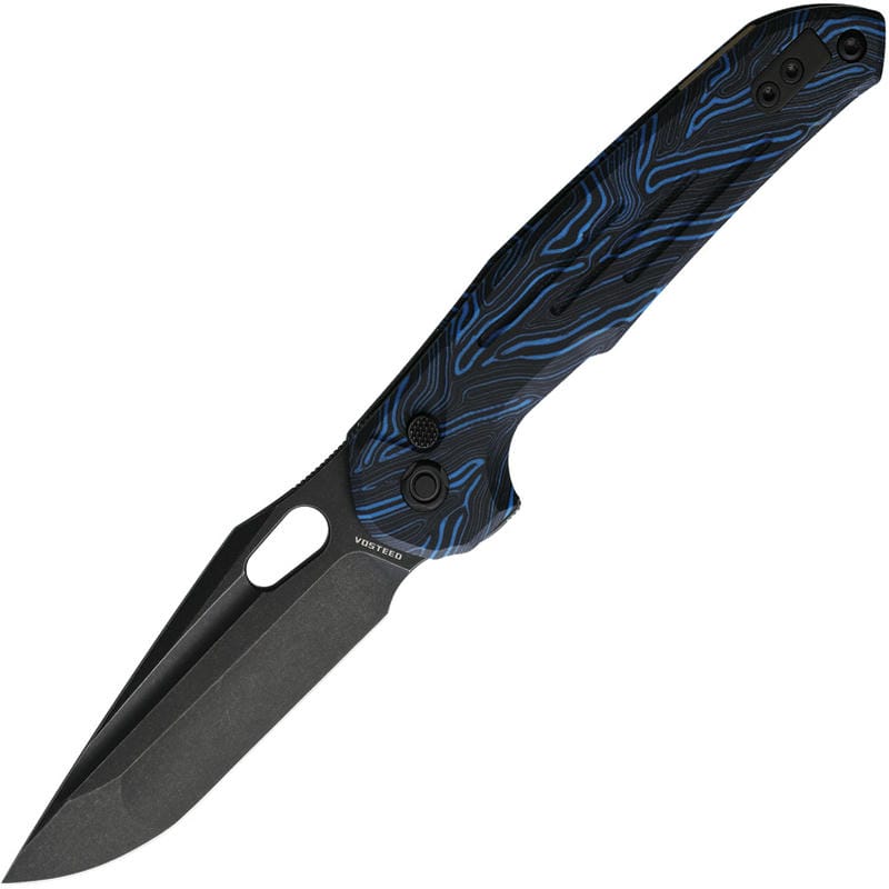 Vosteed Thunderbird - 3.25" M390 Black DP Blade Blue GT Mascus Handle